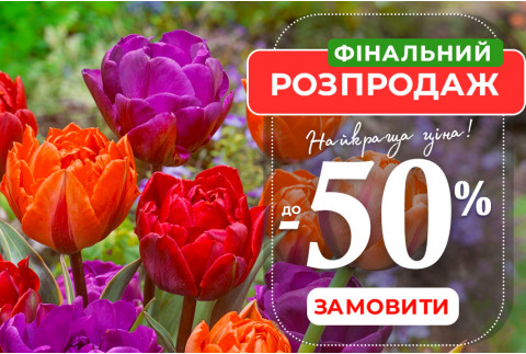 Розпродаж сезону Осінь 2025 - розпочато Розпродаж сезону Осінь 2025 - розпочато