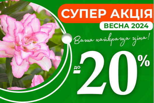 Супер акція сезону Весна 2024