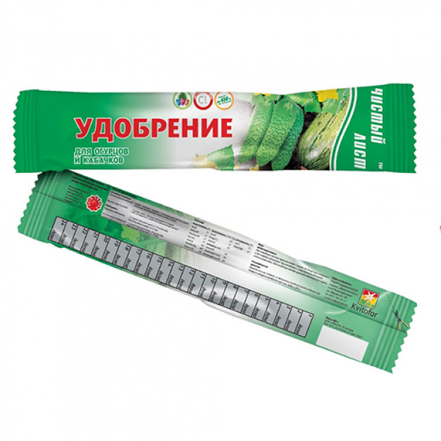 Добриво кристалічне для огірків і кабачків Чистий Лист 100 г