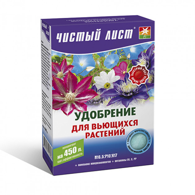 Добриво кристалічне для витких рослин Чистий Лист 300 г