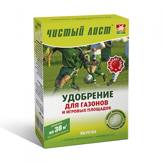 Добриво кристалічне для газонів Чистий Лист 300 г