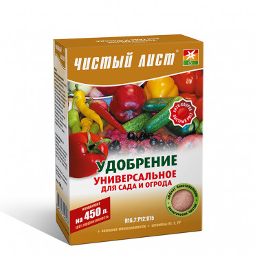 Удобрение кристаллическое универсальное для осеннего внесения Чистый Лист 300 г