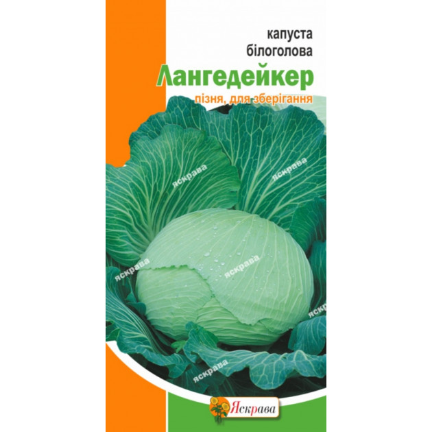 Капуста білокачанна Лангедейкер 0.5 г